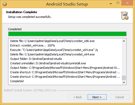 Android Studio Install