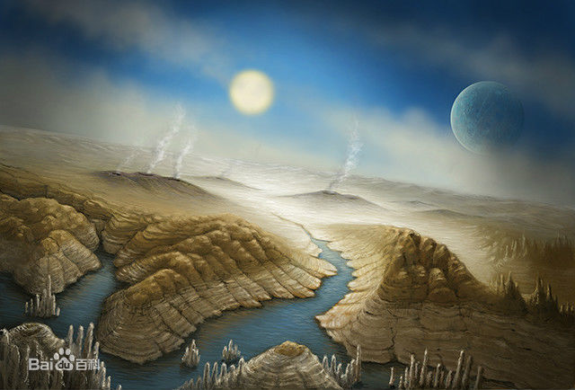 艺术家笔下描绘的地球2.0